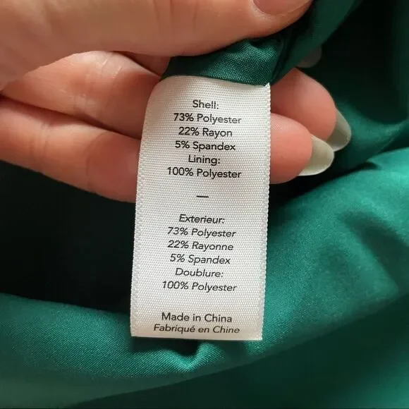 Likely Bridgeport Bodycon Dress Sleeveless Green 8 - Picture 9 of 10